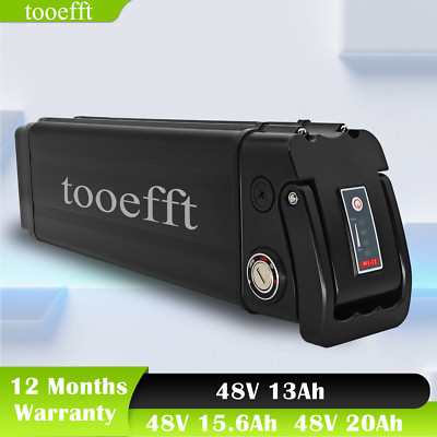 tooefft Electric Bicycle Battery 48V 13Ah 15.6Ah for Heybike Mars 1.0 ebike