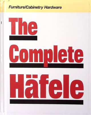 2004 THE COMPLETE HAFEL FURNITURE/CABINETRY HARDWARE CATALOG HARDBACK  B85