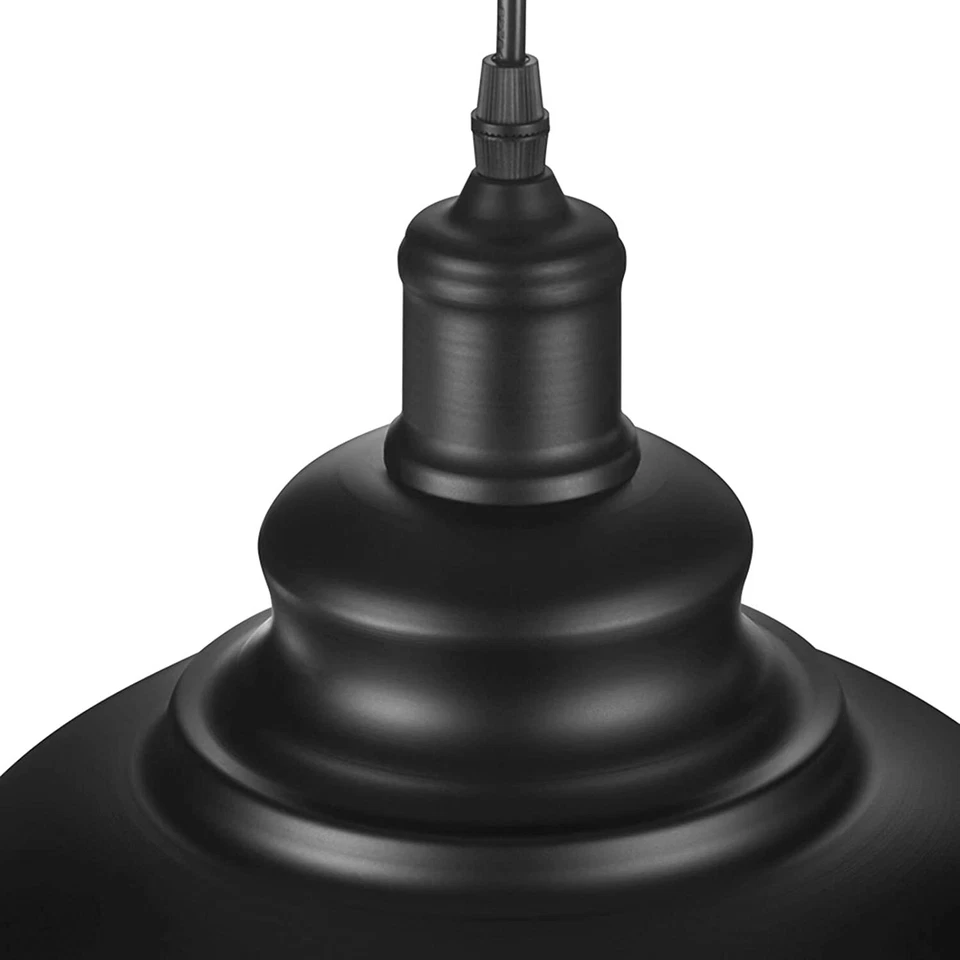 Retro Industrial Pendant Lamp Indoor Ceiling Hanging Light Fixture Living Room - Image 4 of 4