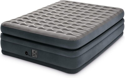 Intex Dura-Beam Deluxe Series Ultra Comfort Elevated Airbed 22  Queen