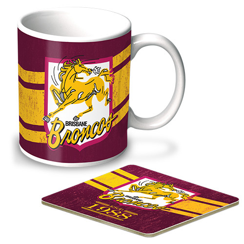 Penrith Panthers NRL Ceramic Coffee Mug & Cork Coaster HERITAGE Man Cave Gift - Bild 4 von 12