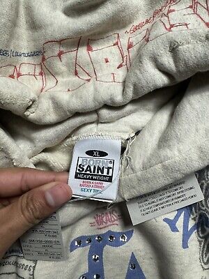 Saint Michael Born X Raised Graffiti Hoodie | eBay Saint Michael Born X Raised Graffiti Hoodie | eBay
