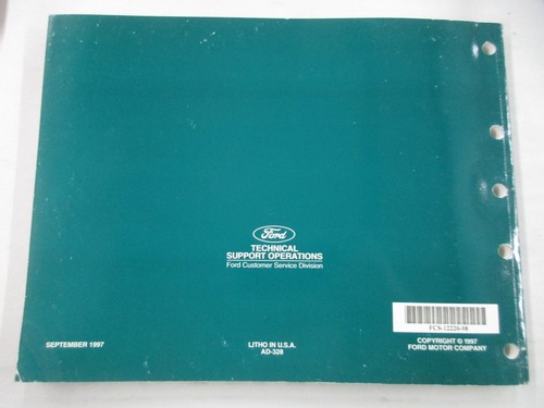 1998 FORD VILLAGER ELECTRICAL VACUUM TROUBLESHOOTING MANUAL - Picture 8 of 8
