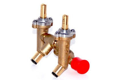MHP Gas Grill WNK TJK Dual Brass LP Propane Brass Gas Valve Set GGVLV28 new