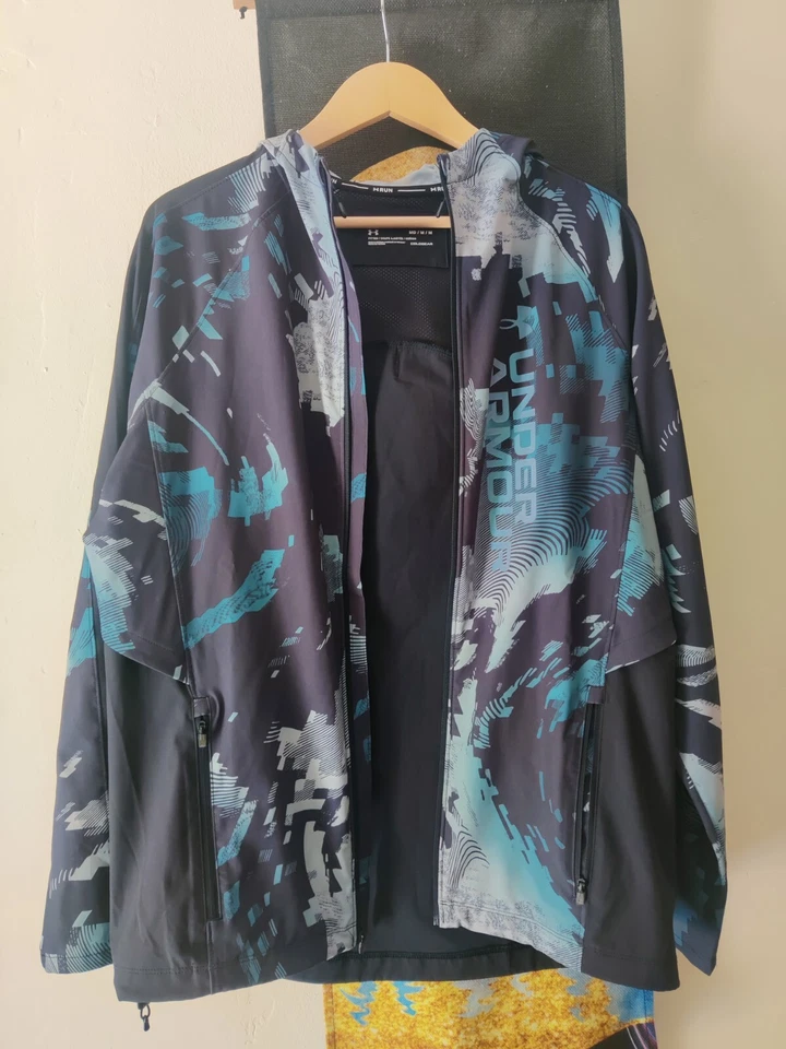 Under Armour OutRun The Storm II Mens Running Jacket - Blue -M - Image 2 of 4