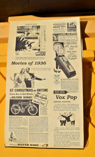 1936 Liberty Magazine Calendar Wonderful Monthly Color w/ article & ad's on back - Picture 20 of 20