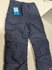 Columbia Kids YOUTH MEDIUM Bugaboo II Insulated Ski Snowboard Pants Blue