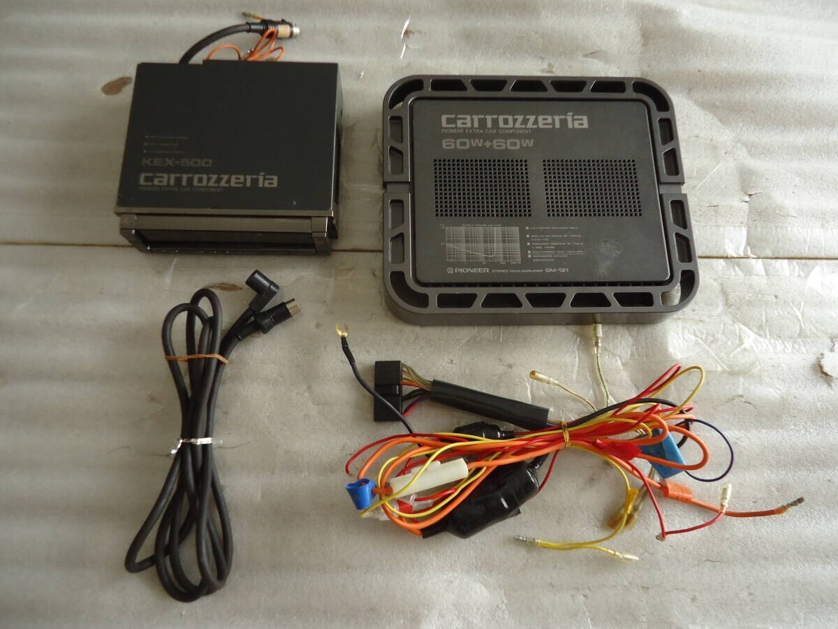 Pioneer carrozzeria lonsome carboy cassette deck amplifier set KEX