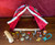Bratz Campfire Tent Set by MGA Excellent Condition Near Complete *Missing Fire