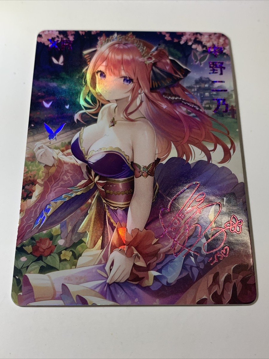 Nino Nakano Quintuplets XR Sexy Foil Dream Goddess Waifu Card Girl Doujin  Anime | eBay