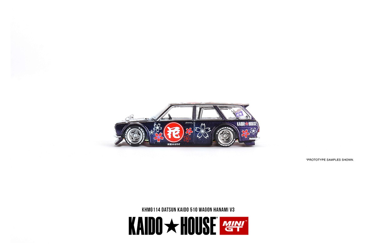 ミニカー KAIDO HOUSE LTDEDN DATSUN 510 HANAMI KAIDO HOUSE MINI GT DATSUN KAIDO 510 WAGON HANAMI V3 114 REAL