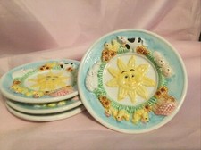 Vintage Mercuries Children  s Farm Tea Set 5 1/4   Set Of 4 1994