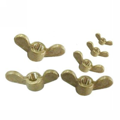 Brass Wing Nuts Thumb   M16 Metric Threaded #E2