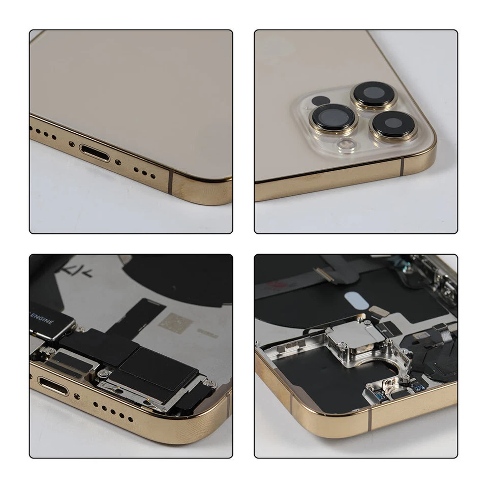 New Back Glass Housing Battery Cover For iPhone X XR XS Max 11 12Pro 13 Mini Lot - image 4 of 4