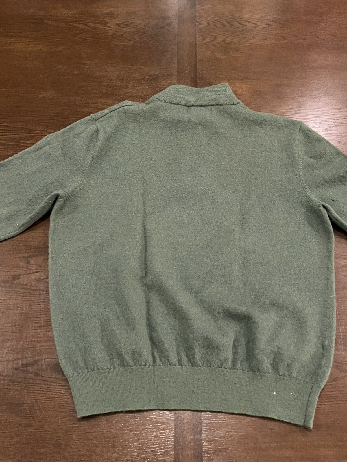 Pendleton Merino Wool 1/4 Zip Pullover Sweater Me… - image 11