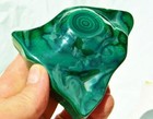 Bullseye Bulls Eye 106mm Malachite Congo Beauty Polished Crystals 4.2" 4240 exx — photo 4