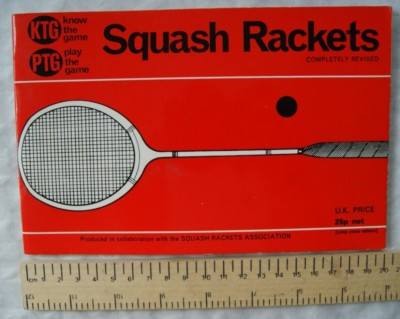 1973 Know the Game - Squash Rackets