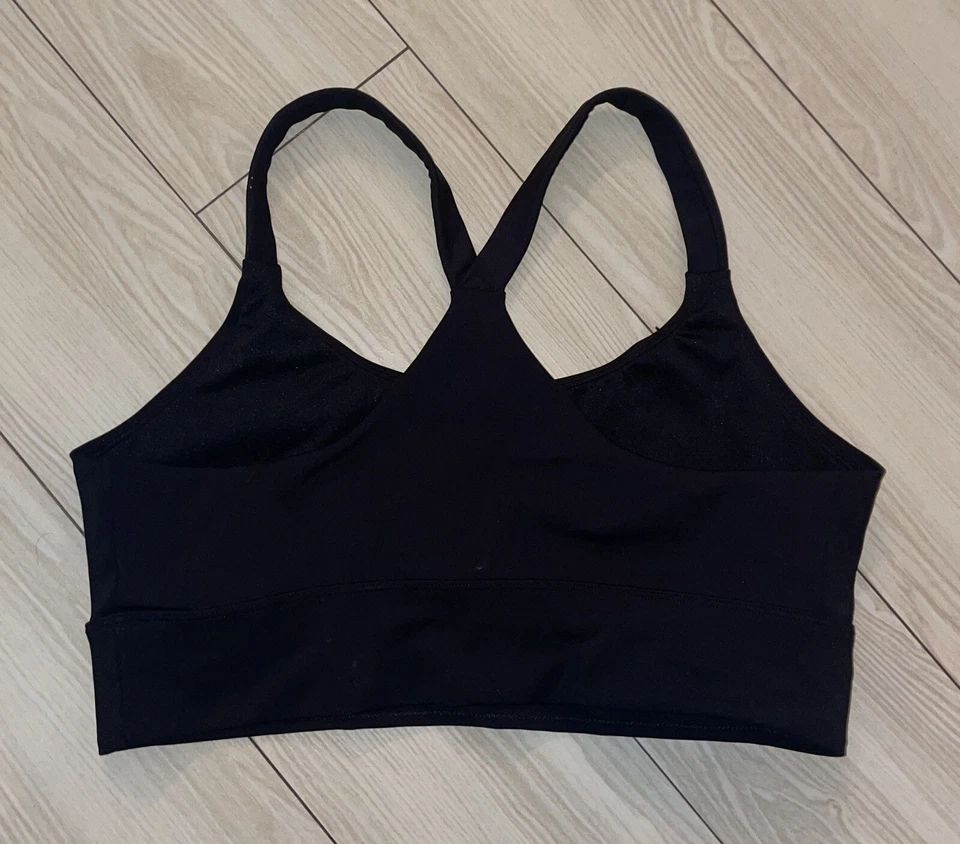 Спортивный бюстгальтер Natori 7583293 Impulse Racerback без подкладки женский WF XLarge черный - Изображение 4 из 4