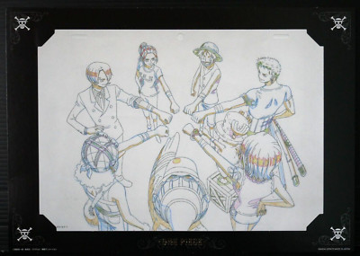 One Piece: All Star Meibamen Genga Art (Poster) Strohhut Piraten & Vivi & Karoo