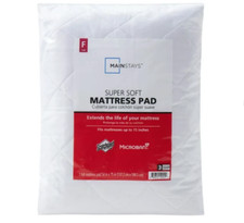 Mainstays Super Soft Quilted Mattress Pad NEW FULL / DOUBLE