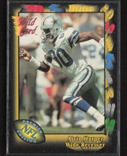 1991 Wild Card #81 Alvin Harper Dallas Cowboys Rookie