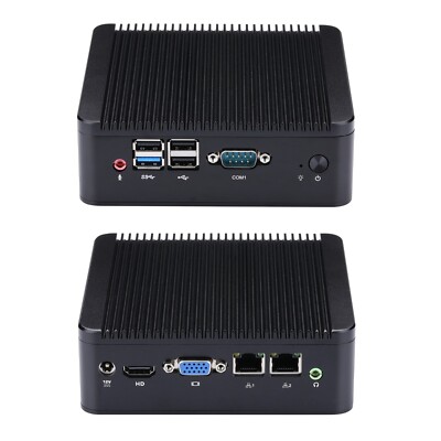 Dual LAN Fanless Mini PC J1900 Qaud Core,Ubuntu Mini PC,Support Firewall,Gateway