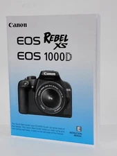 Canon Rebel XS EOS 1000D Instruction Owners Manual Book NEW