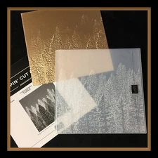 Stampin Up! EVERGREEN FOREST 3D Embossing Folder - a must have piece #246