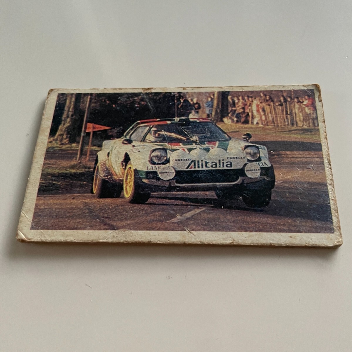 33334 Menko Japan Old Super Car Retro Card Japanese Very
