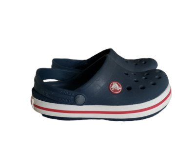 Crocs Boy's Kids  Toddler Preschool Crocs Crocband Clog k Navy/ red Size C 10