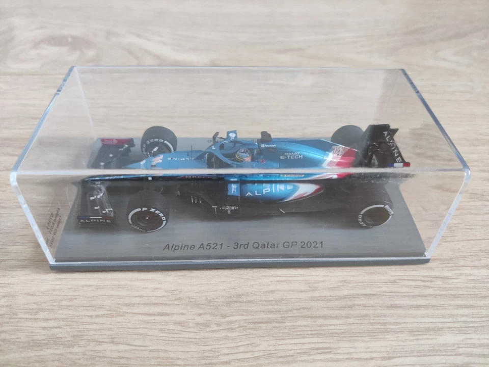 F1 Alpine A521, Alonso, 3rd Qatar GP 2021, Spark, 1:43 - Image 3 of 4