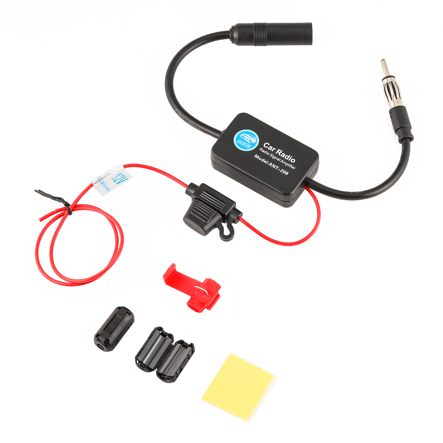 Car Auto Stereo FM +AM Radio Signal Antenna Aerial Signal Amp Amplifier