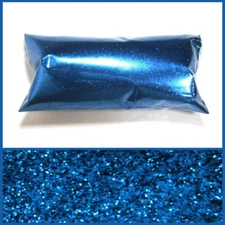 Electric Blue Glitter, Premium Solvent Resistant Poly, .008" Very Fine Cut