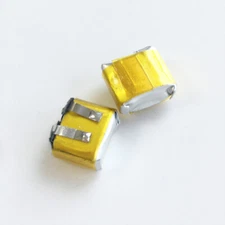 2 PCS 3.7V 30mAh Lipo Rechargeable Battery For Headset Headphone Earphone 401010