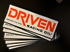 NEW Driven Racing Oil Joe Gibbs Sticker NHRA NASCAR Street Outlaws 6X2 10PC SET