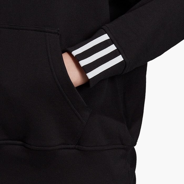 Adidas Originals 3-Stripe Trefoil Logo Women’s Hoodie S Small Black NWT SOLD OUT image 7