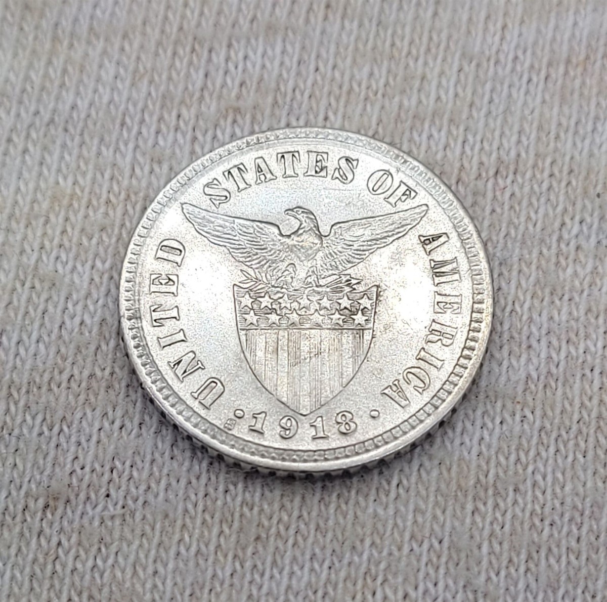 WPCoins ~ 1918-S Philippine 10 Centavos KM#169 Brilliant UNC | eBay
