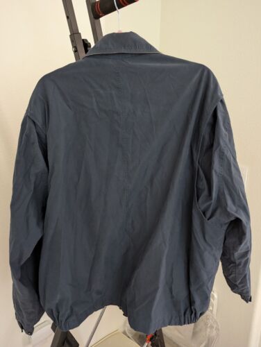 VINTAGE St Johns Bay Jacket Men's XL NAVY Zipper Work Chore Bomber Coat - Picture 3 of 5