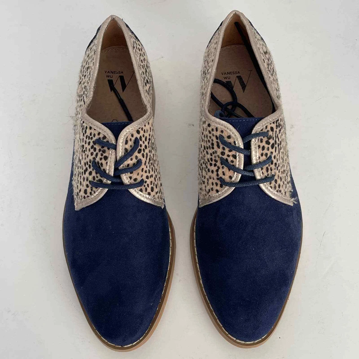 Anthropologie Vanessa Wu Leopard Oxfords NWOB Size EU 37 US 6 eBay