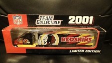2001 White Rose NFL 1:80 Die Cast Tractor Trailer - WASHINGTON REDSKINS - NEW