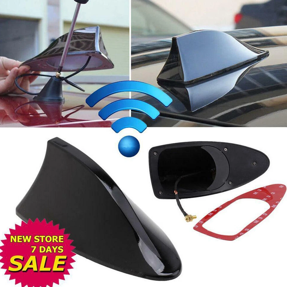 Cubierta de antena de radio de techo con aleta de tiburón de señal de coche para Land Rover Range Rover Foto 4 de 4