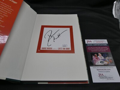 Darius Rucker Signed 1st ED Hardback Book Lifes Too Short JSA #AU83376