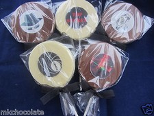 SPY/SECRET AGENT CHOCOLATE LOLLIPOPS/SWEETS PARTY BAG FILLERS/BIRTHDAY GIFT