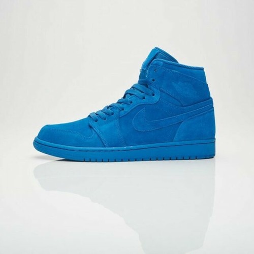 nike air jordan 1 retro high blue suede