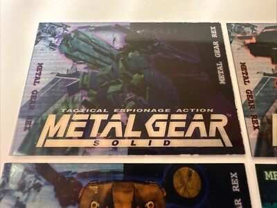 1998 Konami Metal Gear Solid Trading Cards - 6x Machine Card