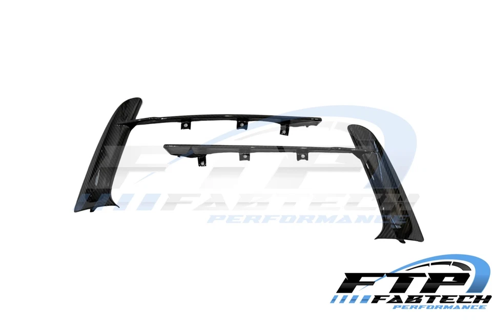 Corvette Stingray 2020+ Parrilla aerodinámica de fibra de carbono en stock 100 % fibra de carbono ¡Guau! Foto 3 de 4