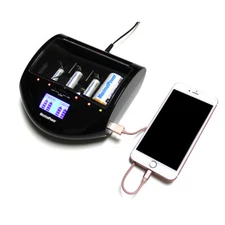 FC999 Mark II Alkaline NiMh NiCd Li-ion AA AAA AAAA C D Battery Cell Charger