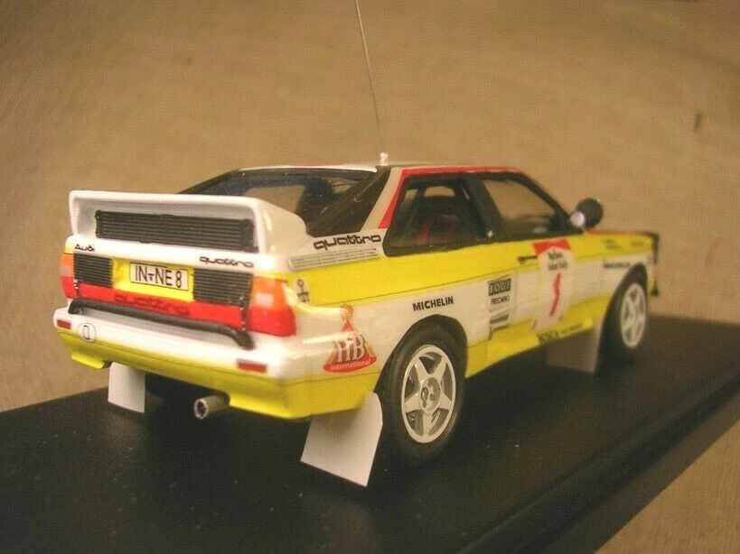AUDI QUATTRO HB SAFARI RALLY 1984 MIKKOLA  RACING43 1/43 TRUE                    - Immagine 3 di 4