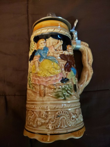 Vintage HiMark German Style Music Playing Beer Stein  - Bild 1 von 5