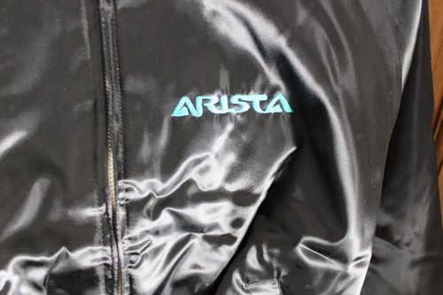 Vintage Arista Whitney Houston "Whitney" schwarz bestickt Promo Bomberjacke L - Bild 4 von 5
